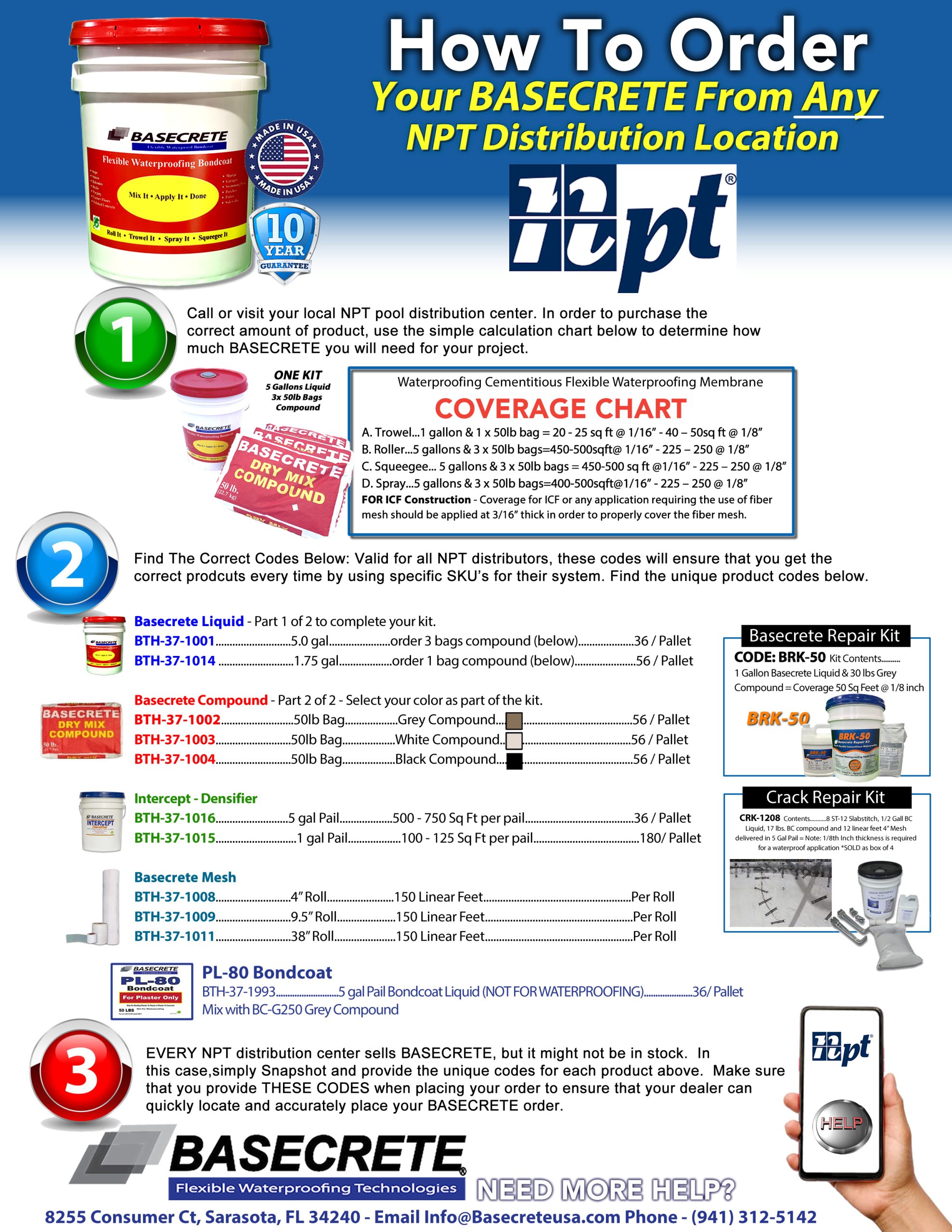 NPT Basecrete Order Sheet Final